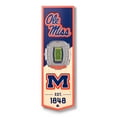 thumbnail image 1 of YouTheFan NCAA Mississippi Rebels 6'' x 19'' 3D Stadium View Banner, 1 of 7