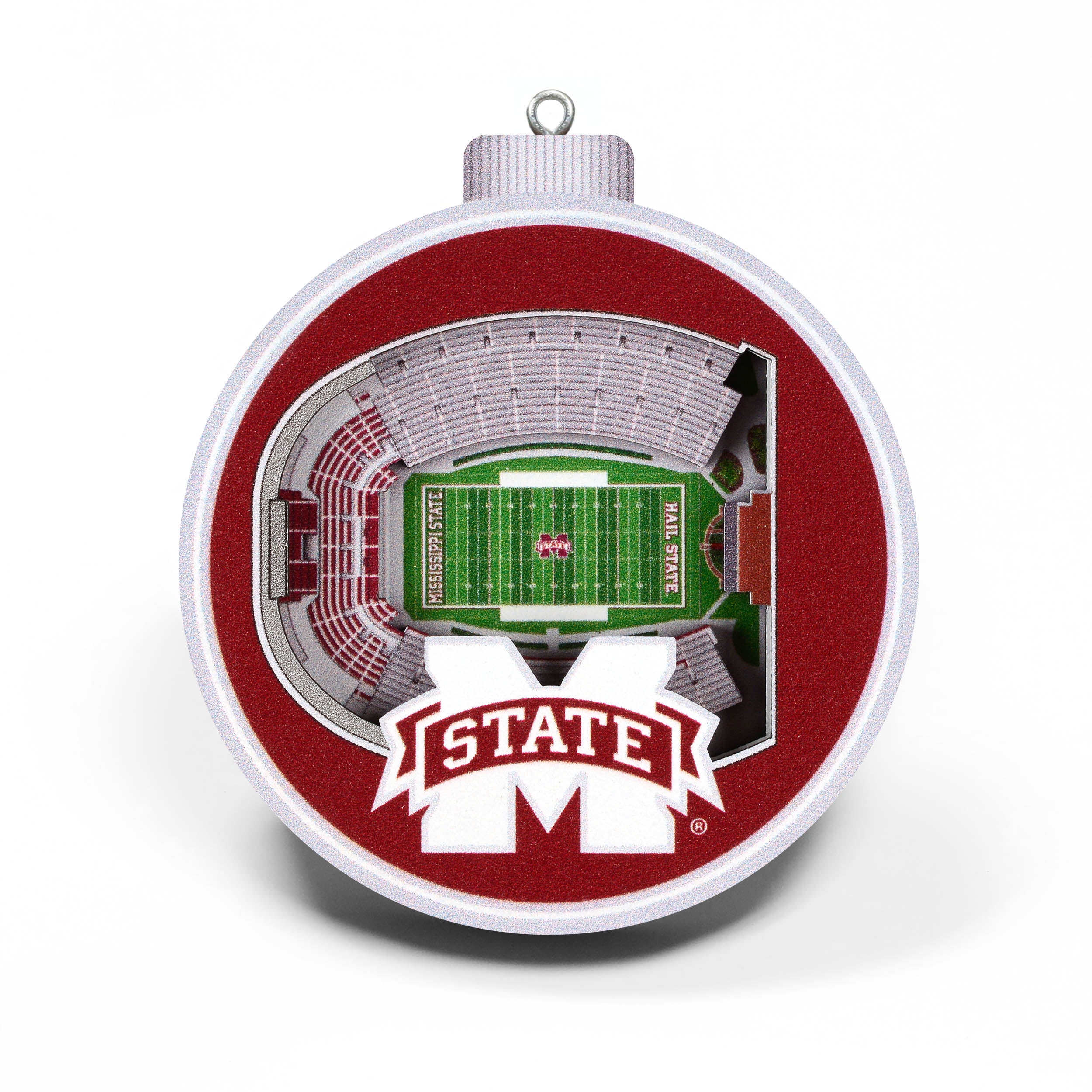 YouTheFan NCAA Mississippi State Bulldogs 3D StadiumView Ornament