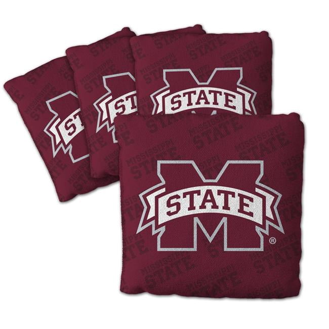 NCAA Mississippi State Bulldogs Cornhole Bags - 4PK - Maroon