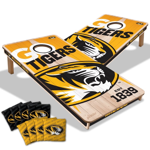 YouTheFan NCAA Missouri Tigers 2' x 4' Cornhole Game