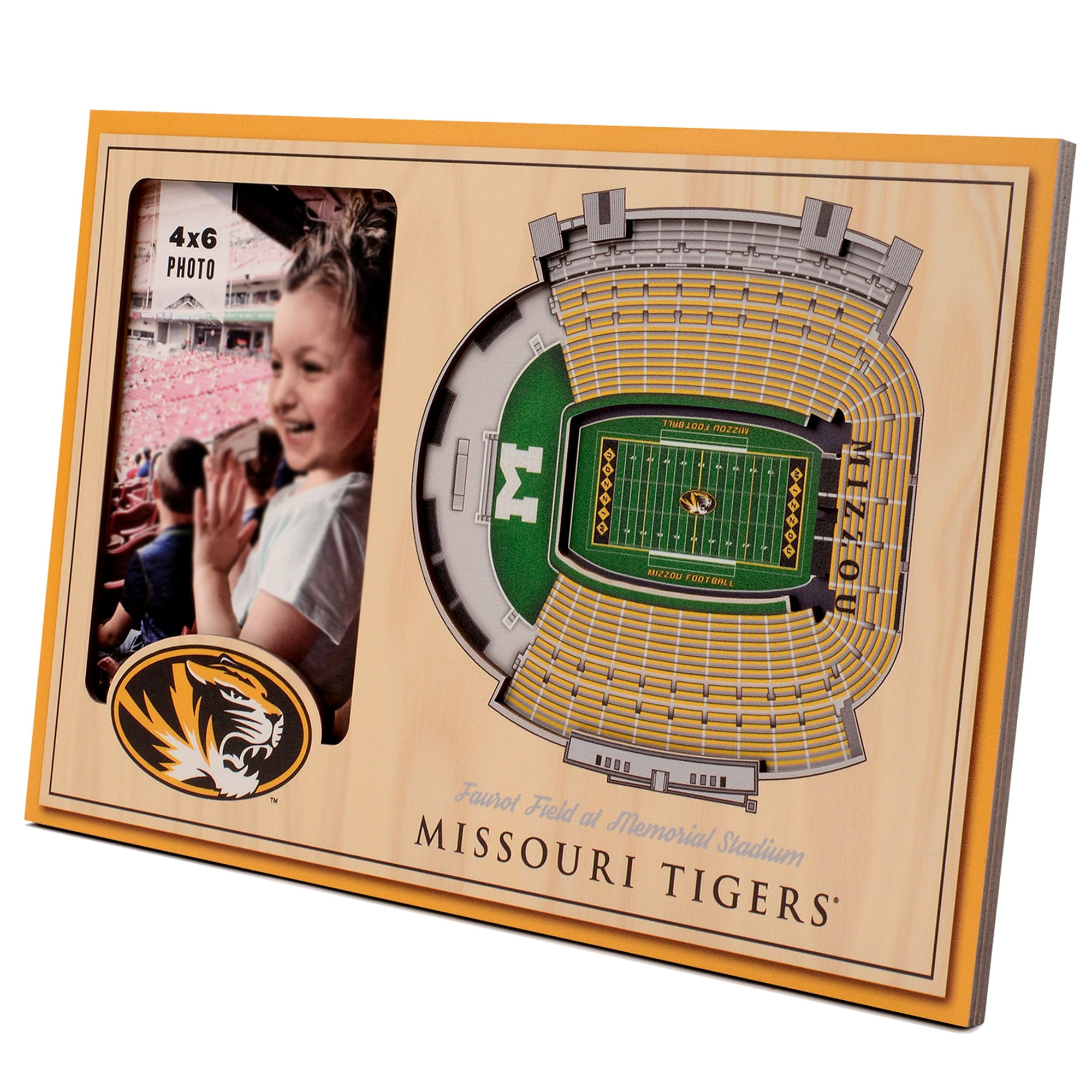 IDNA Missouri Tigers 3D StadiumViews Picture Frame