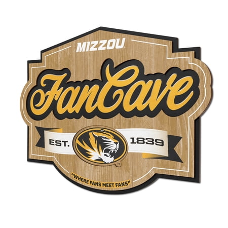 YouTheFan NCAA Missouri Tigers Fan Cave Sign