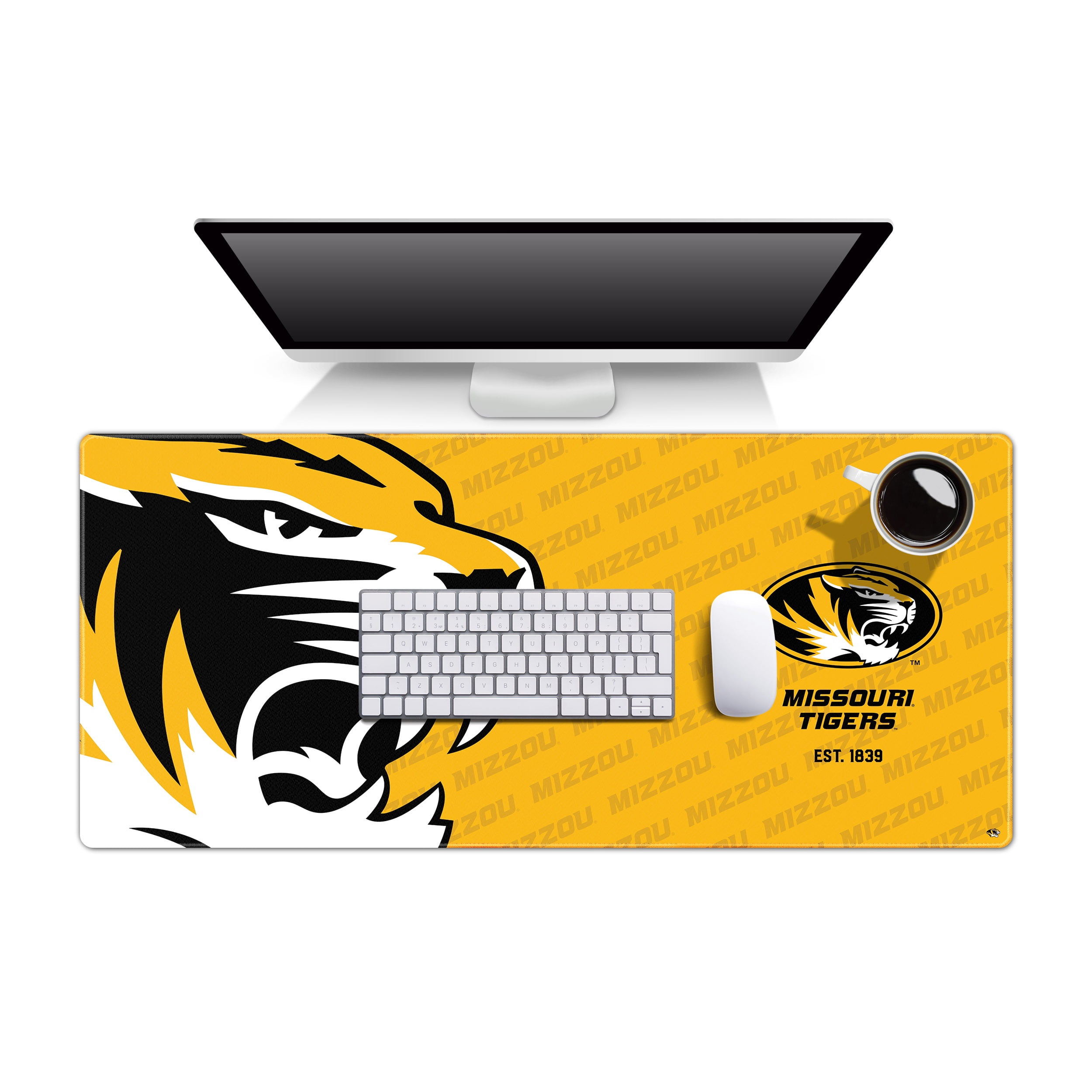 YouTheFan NCAA Missouri Tigers Logo Series Desk Pad