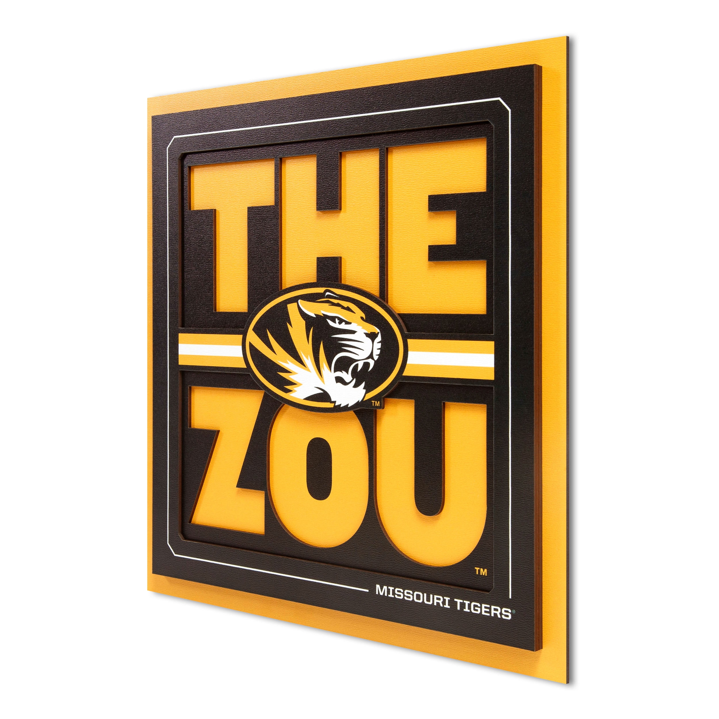 YouTheFan NCAA Missouri Tigers Slogan Series 3D Wall Art