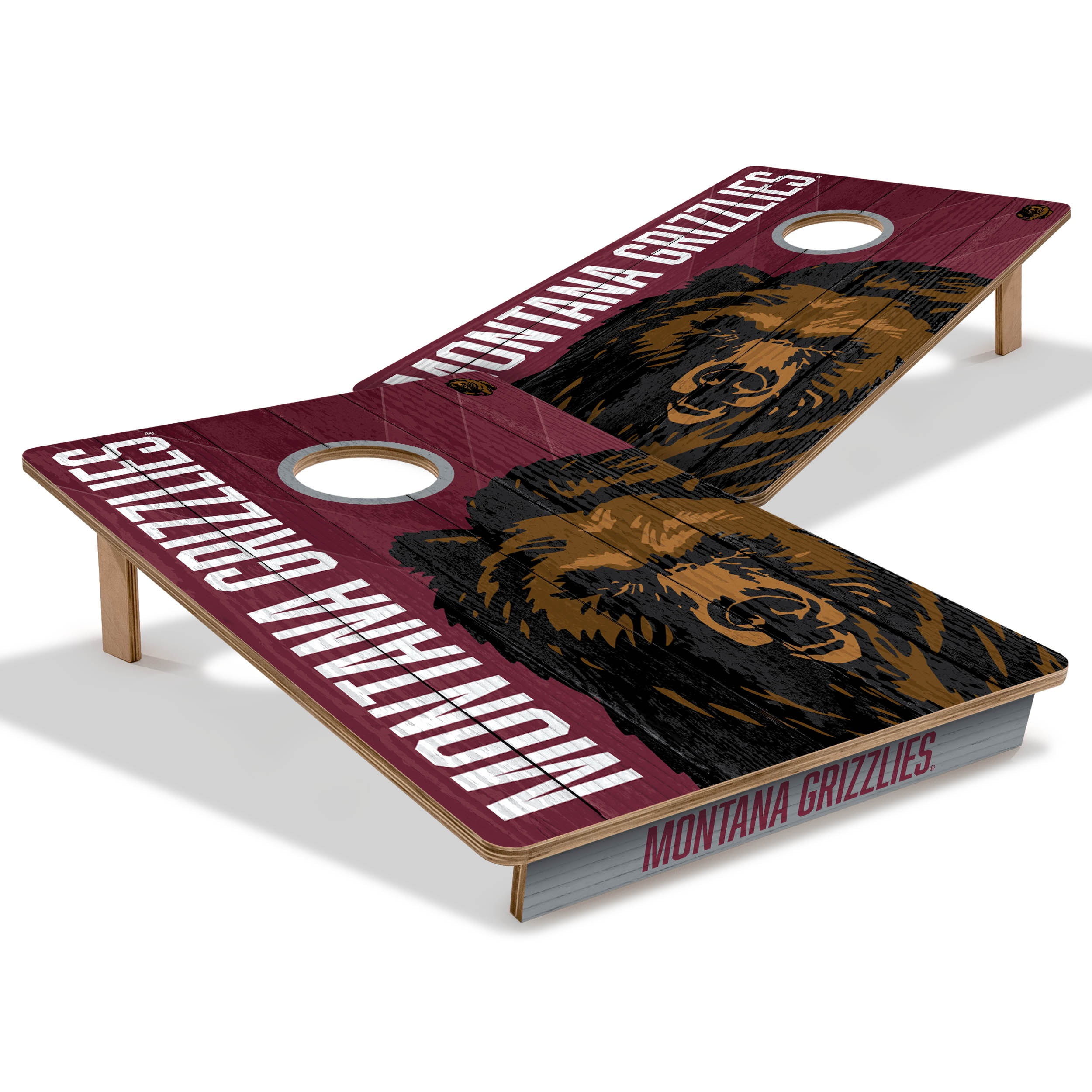 YouTheFan NCAA Montana Grizzlies 2' x 3' Cornhole Game No Bags