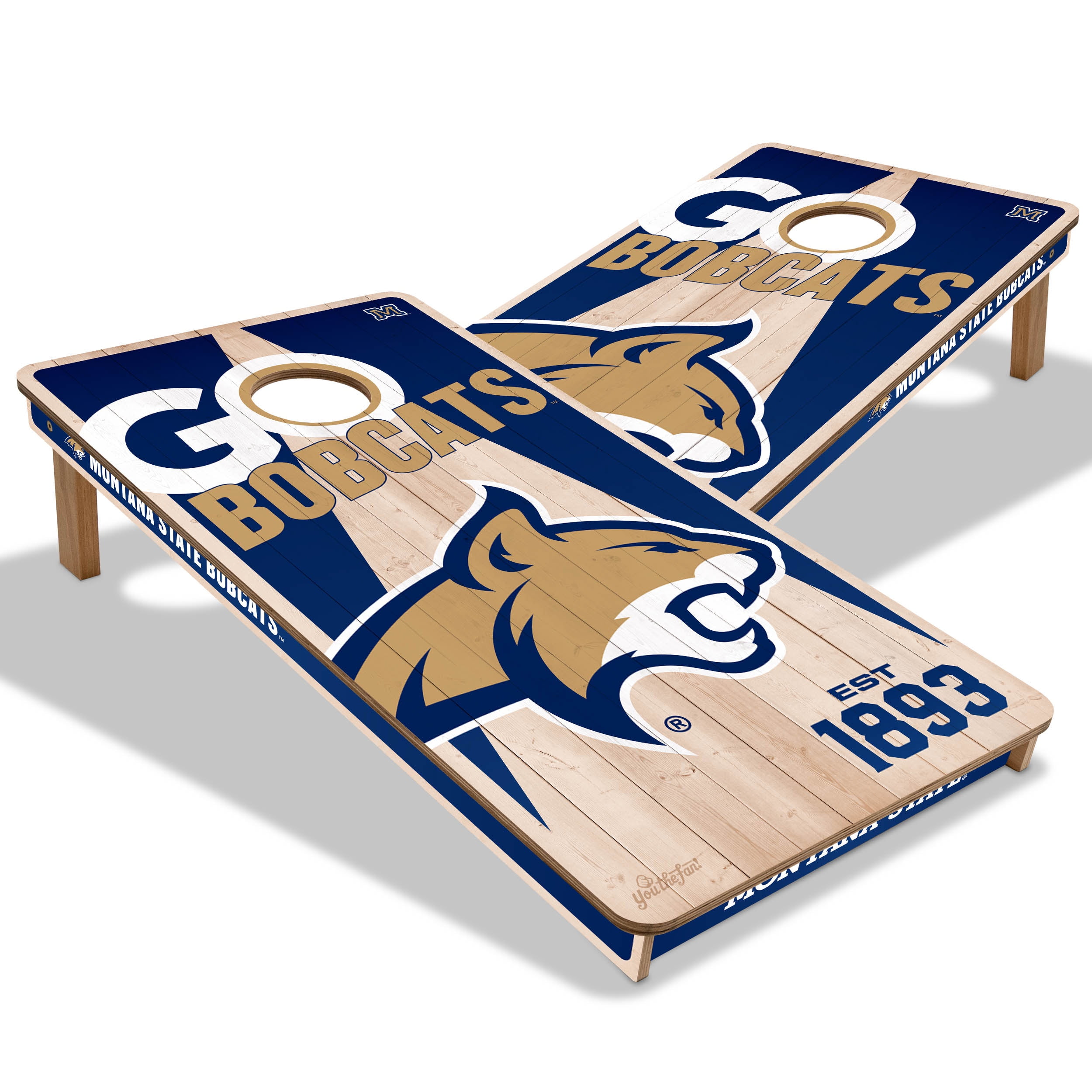 YouTheFan NCAA Montana State Bobcats 2' x 4' Cornhole Game No Bags