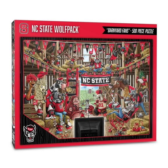 YouTheFan NCAA NC State Wolfpack Barnyard Fans Puzzle - 500 Piece