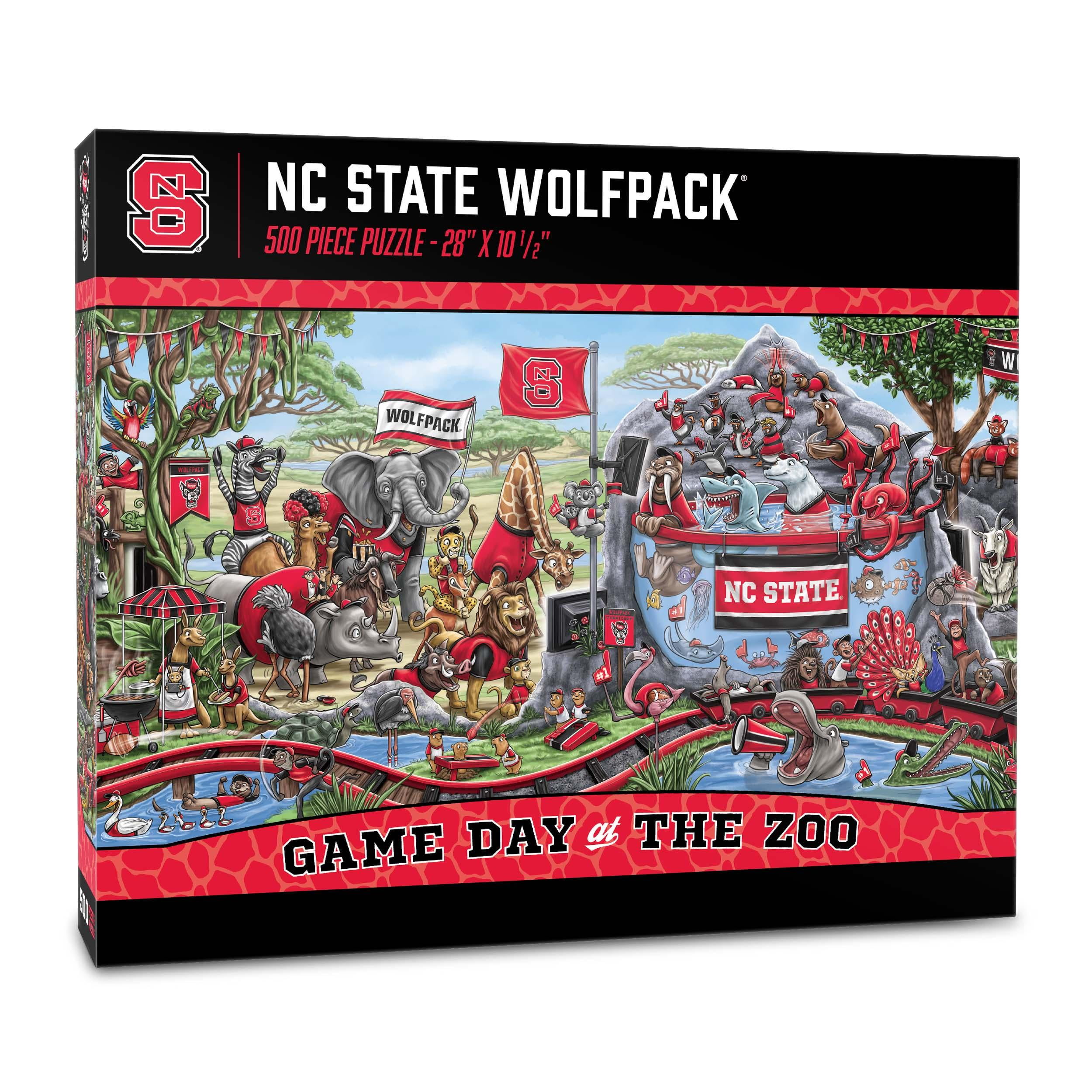 YouTheFan NCAA NC State Wolfpack Game Day at the Zoo - 500 pc Puzzle