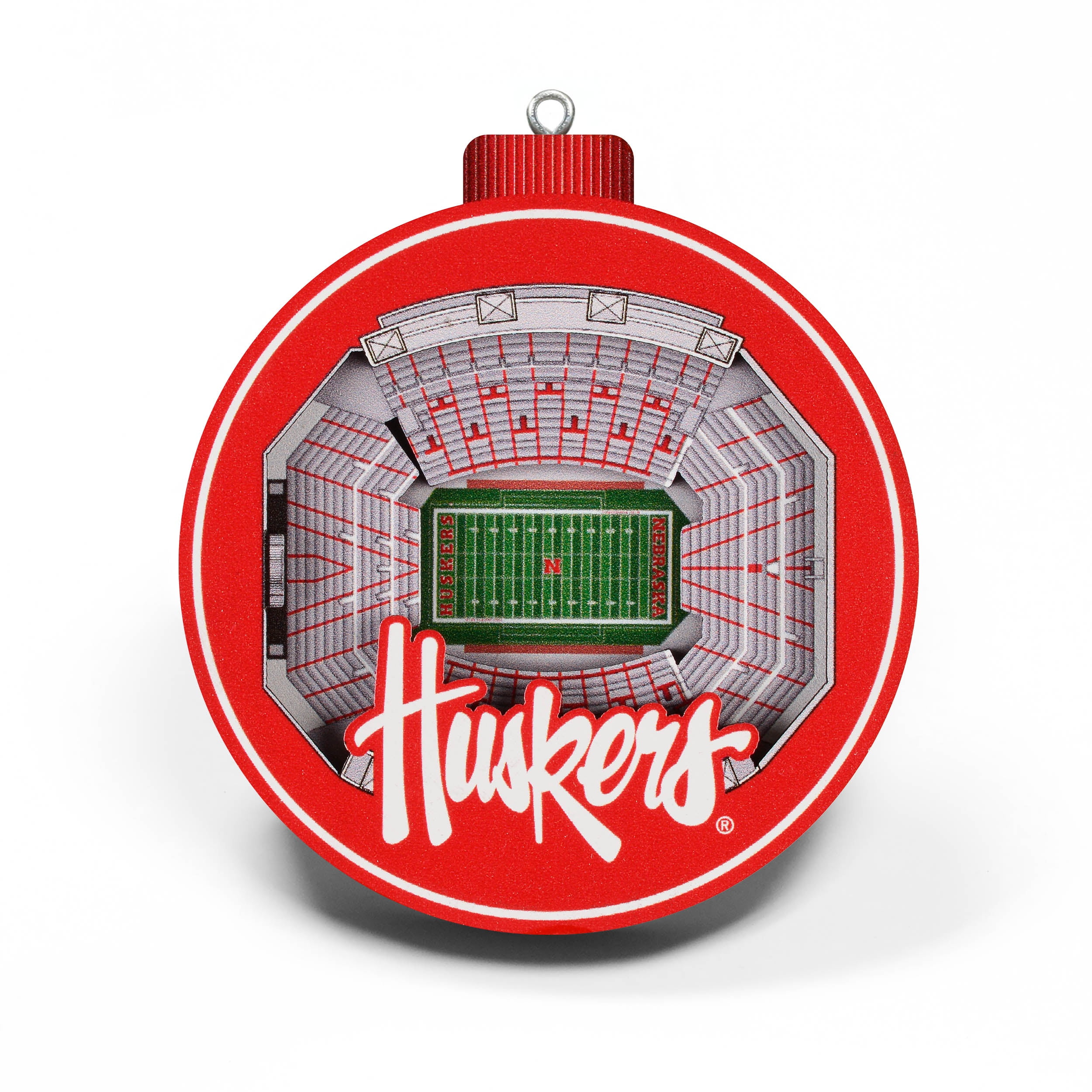 YouTheFan NCAA Nebraska Cornhuskers 3D StadiumView Ornament