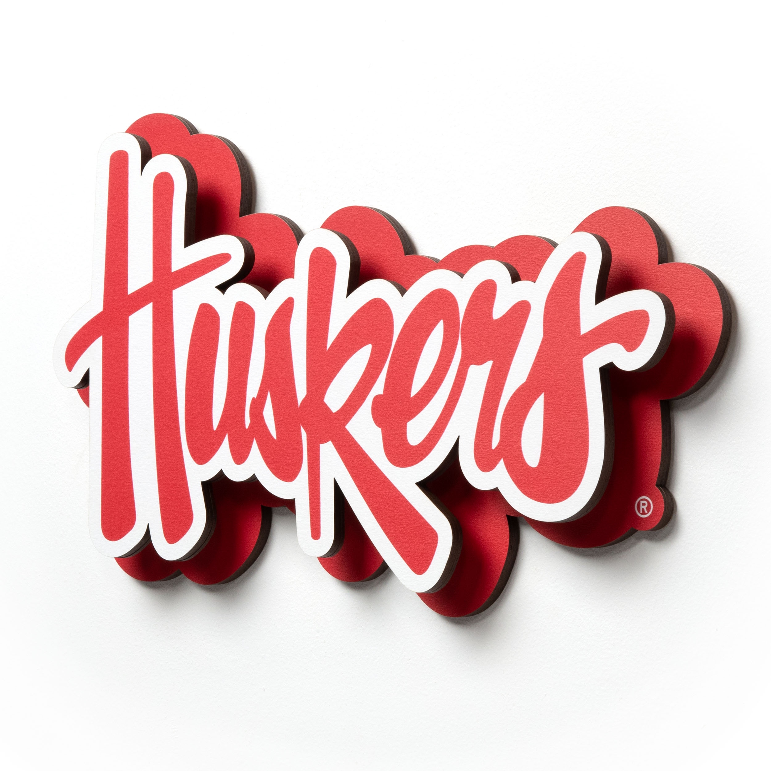 YouTheFan NCAA Nebraska Cornhuskers 3DX Die Cut Wall Art