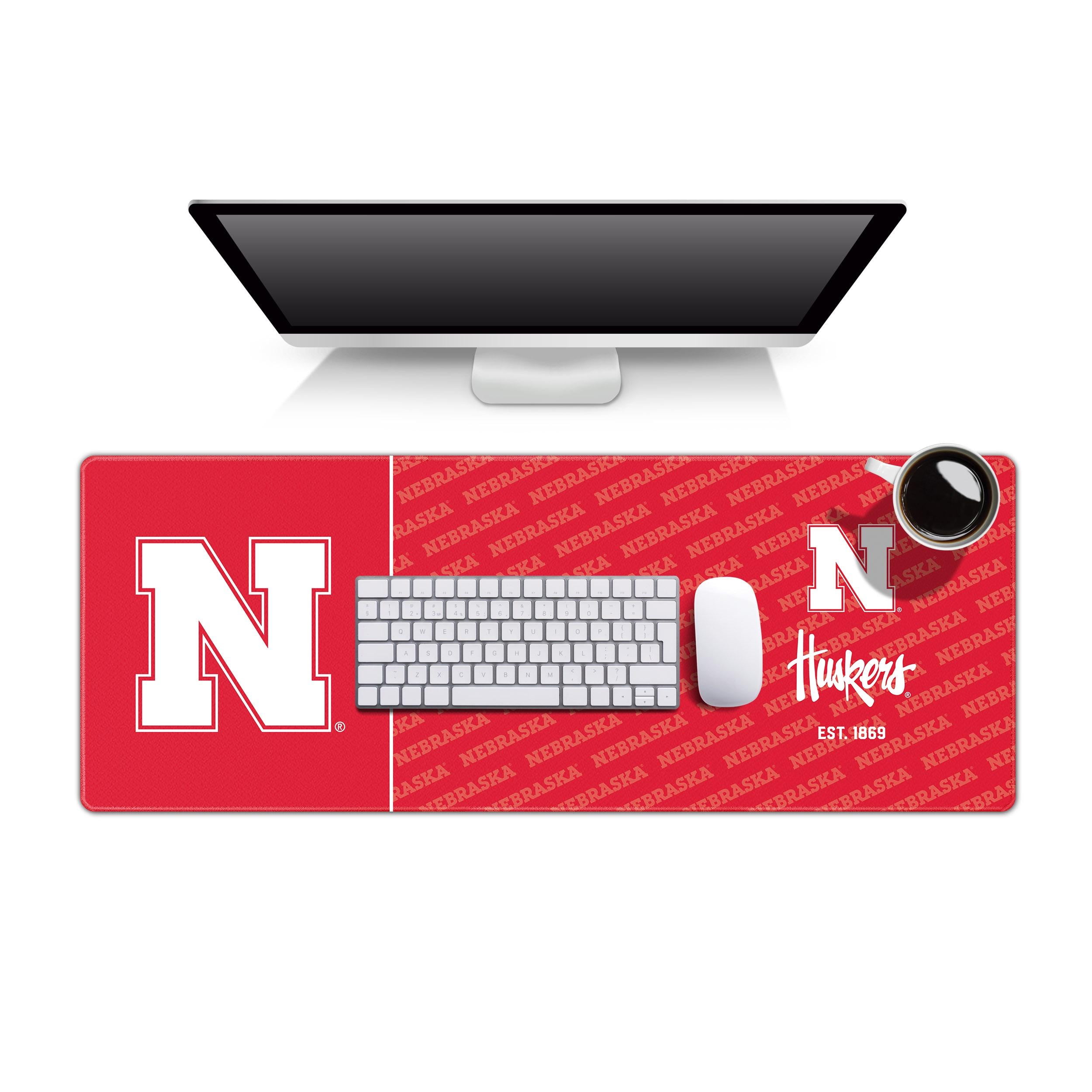 YouTheFan NCAA Nebraska Cornhuskers Logo Series Desk Pad SMU