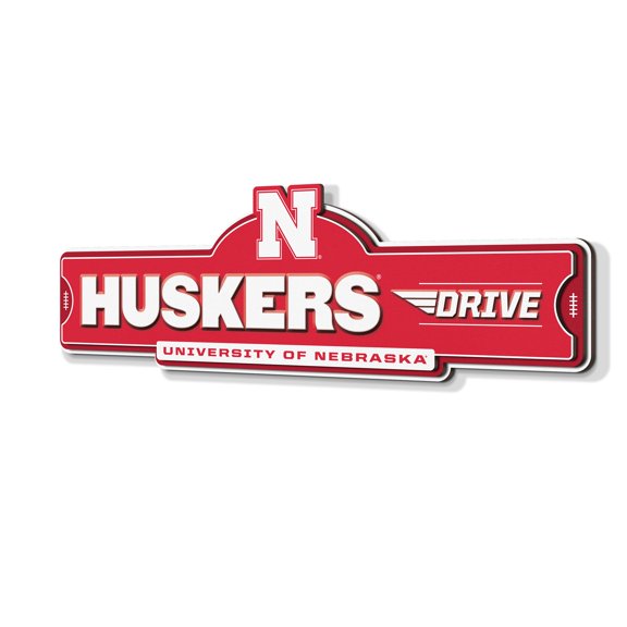 YouTheFan NCAA Nebraska Cornhuskers Street Sign