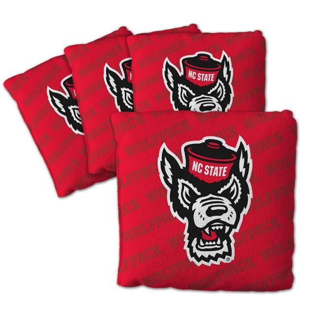 NCAA NC State Wolfpack Cornhole Bags - 4PK - Red