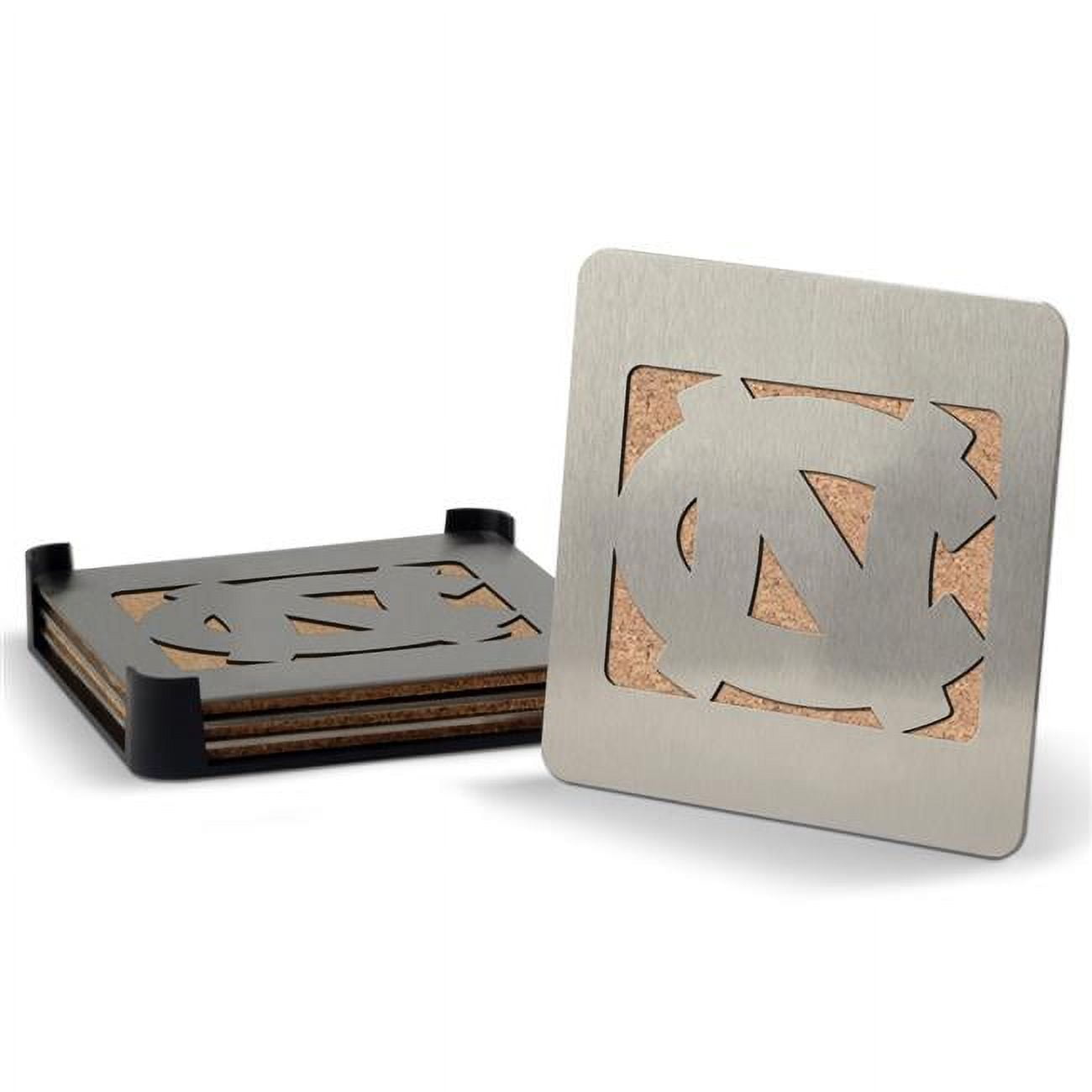 YouTheFan NCAA North Carolina Tar Heels Boasters, 4-Piece Coaster Set