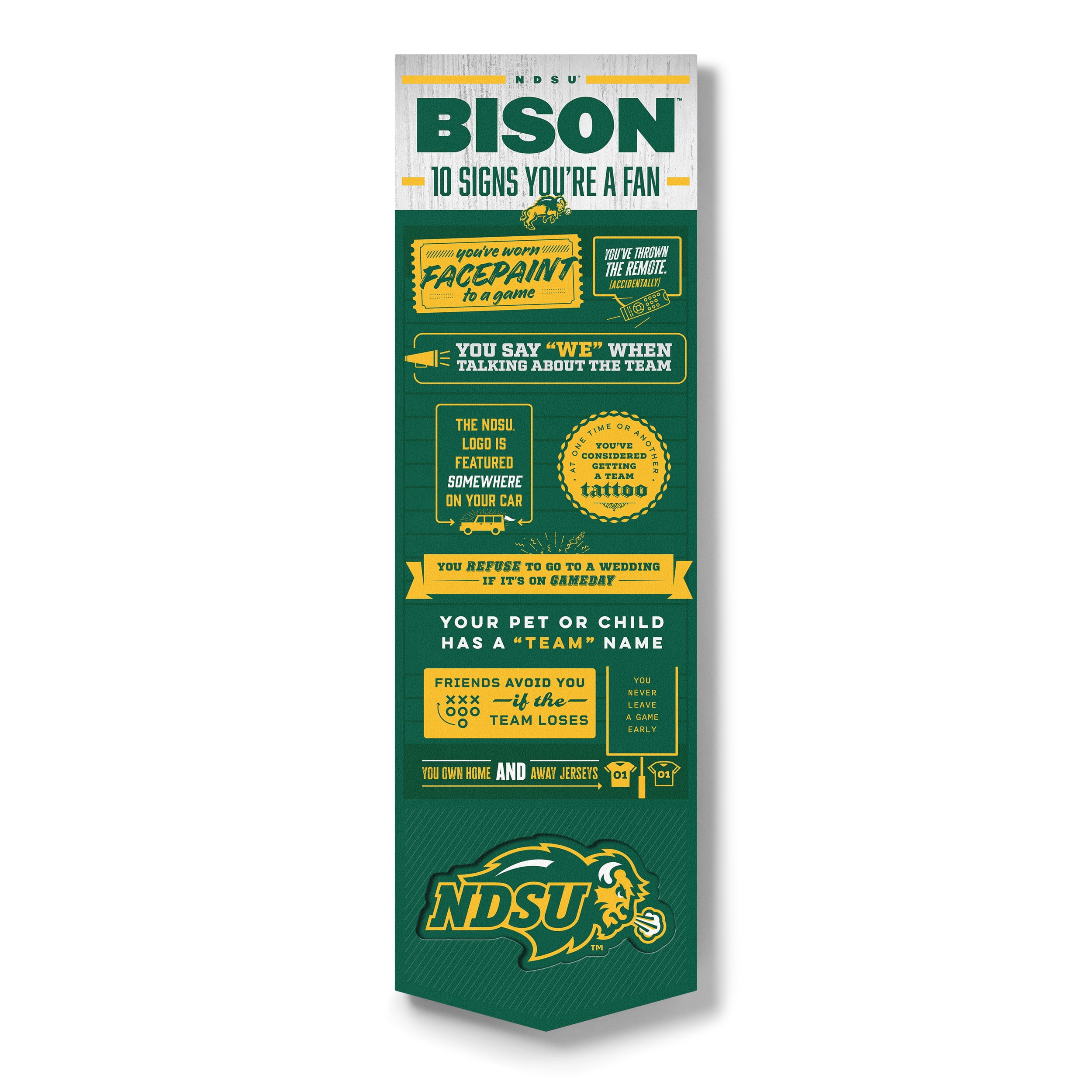 YouTheFan NCAA RingBag Gioco Da Lancio - South Dakota Coyotes - Include 2 Tavole E 6 Sacchetti - 5