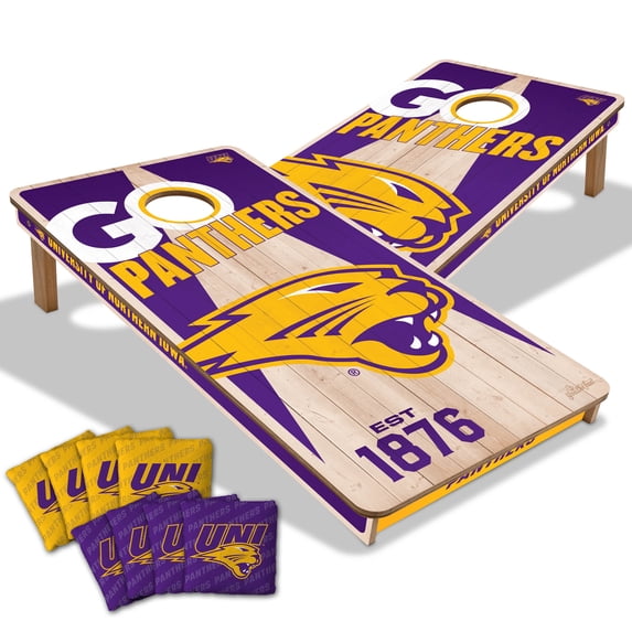 YouTheFan NCAA Northern Iowa Panthers 2' x 4' Cornhole Game