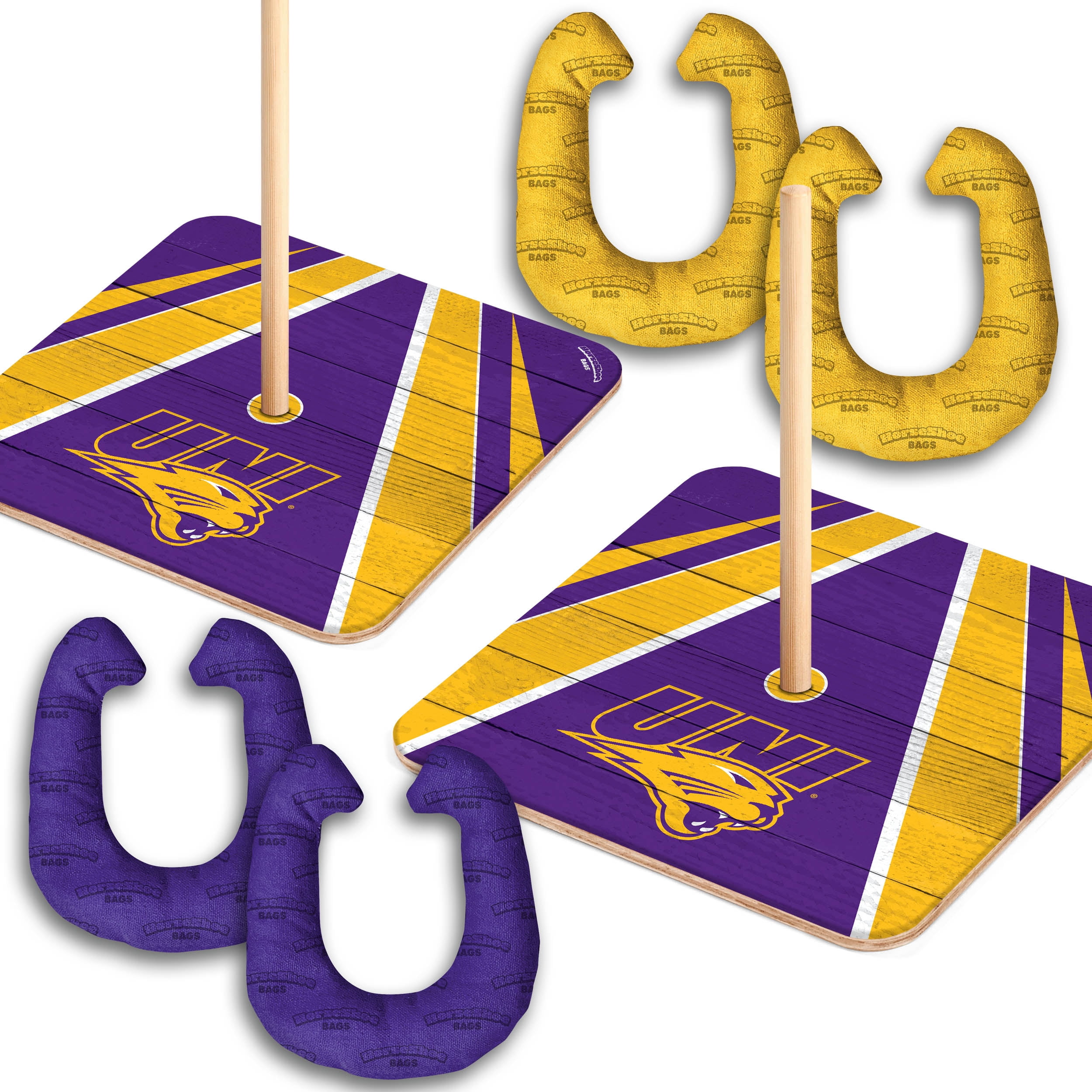 YouTheFan NCAA Northern Iowa Panthers HorseShoe Bags
