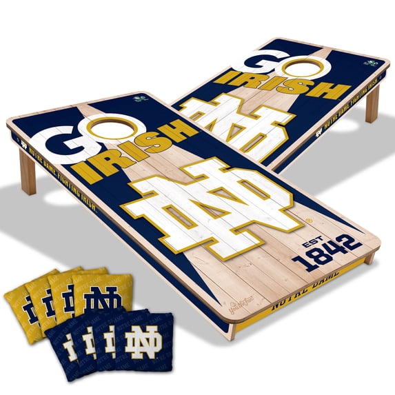 YouTheFan NCAA Notre Dame Fighting Irish 2' x 4' Cornhole Game