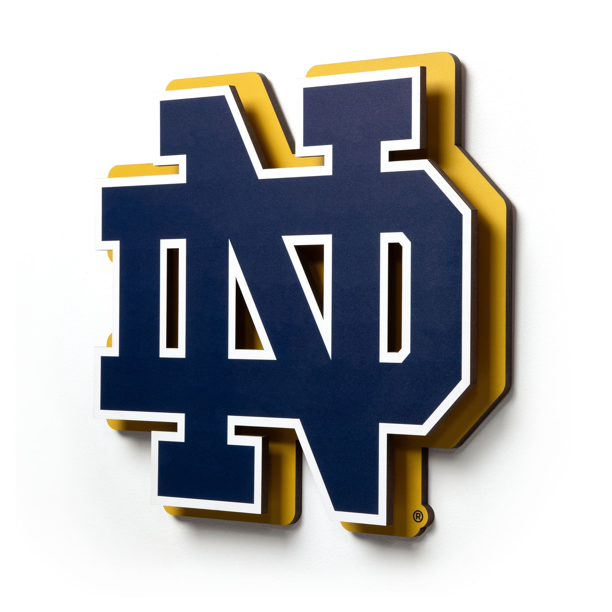 IDNA Notre Dame Fighting Irish 14" 3DX Logo Die Cut Wall Art