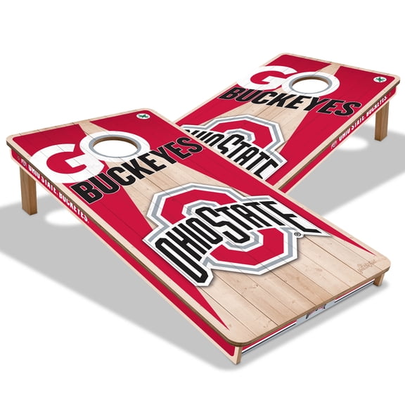 YouTheFan NCAA Ohio State Buckeyes 2' x 4' Cornhole Game No Bags