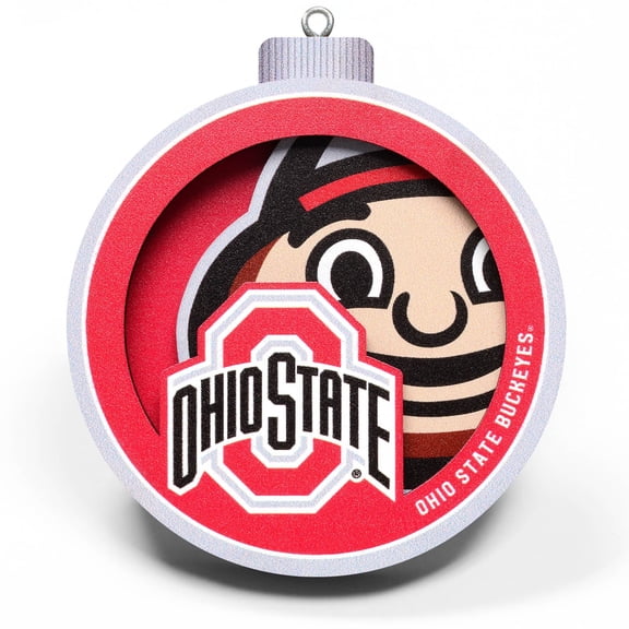 IDNA Ohio State Buckeyes 3D Logo Series Ornament