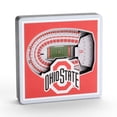 thumbnail image 1 of YouTheFan NCAA Ohio State Buckeyes 3D StadiumView Magnet, 1 of 4