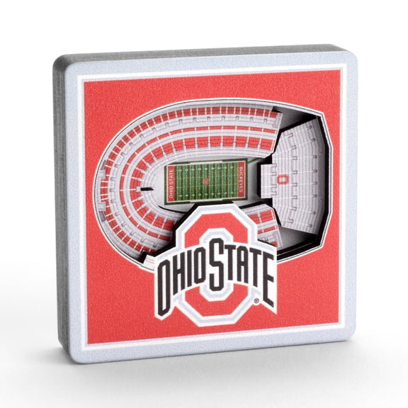 YouTheFan NCAA Ohio State Buckeyes 3D StadiumView Magnet