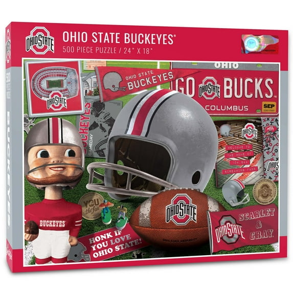 Ohio State Buckeyes 500-Piece Retro Series Puzzle