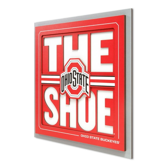 YouTheFan NCAA Ohio State Buckeyes Slogan Series 3D Wall Art