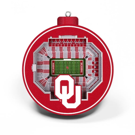 IDNA Oklahoma Sooners 3D Stadium Ornament