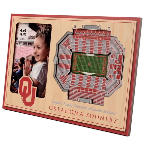 IDNA Oklahoma Sooners 3D StadiumViews Picture Frame