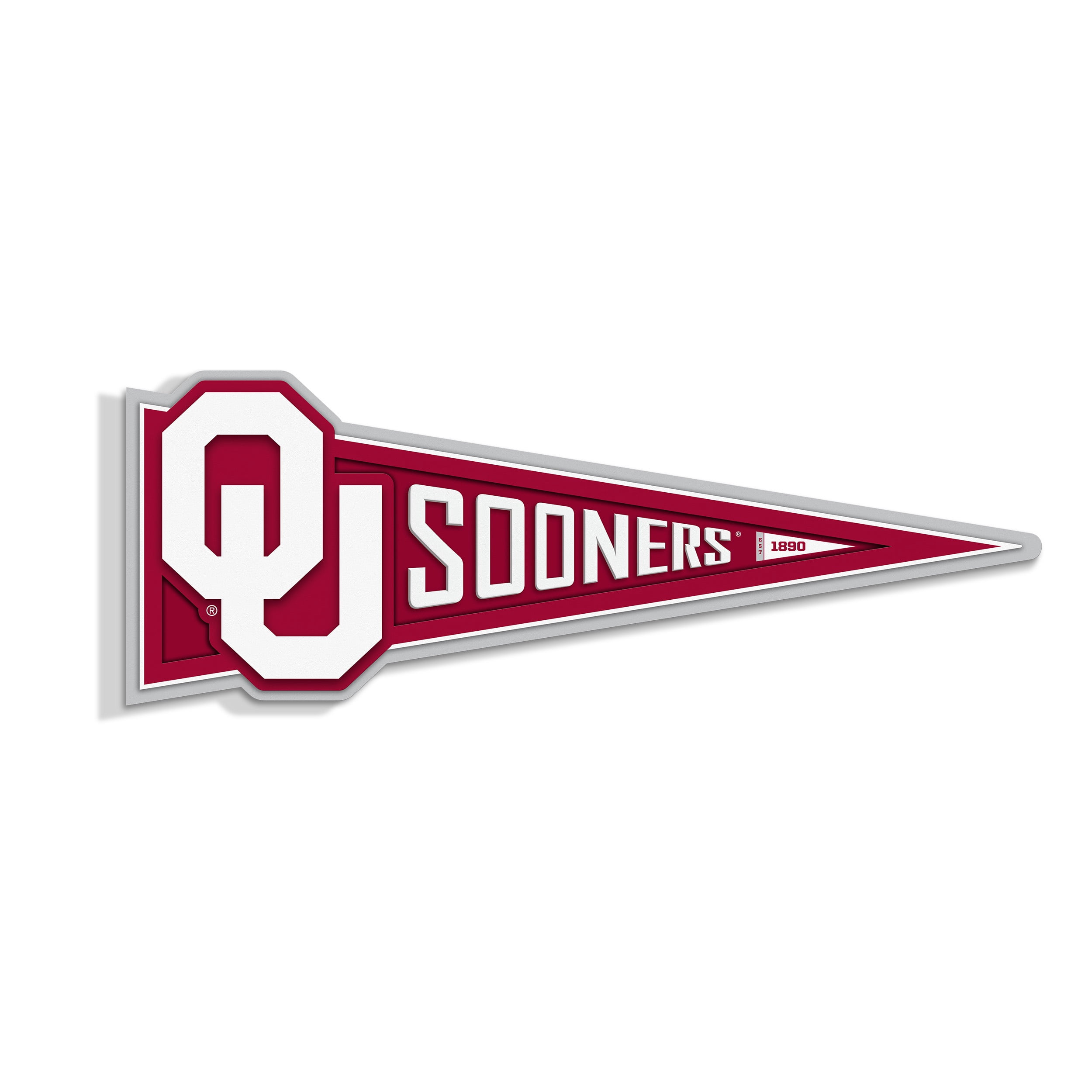 YouTheFan NCAA Oklahoma Sooners Pennant Sign