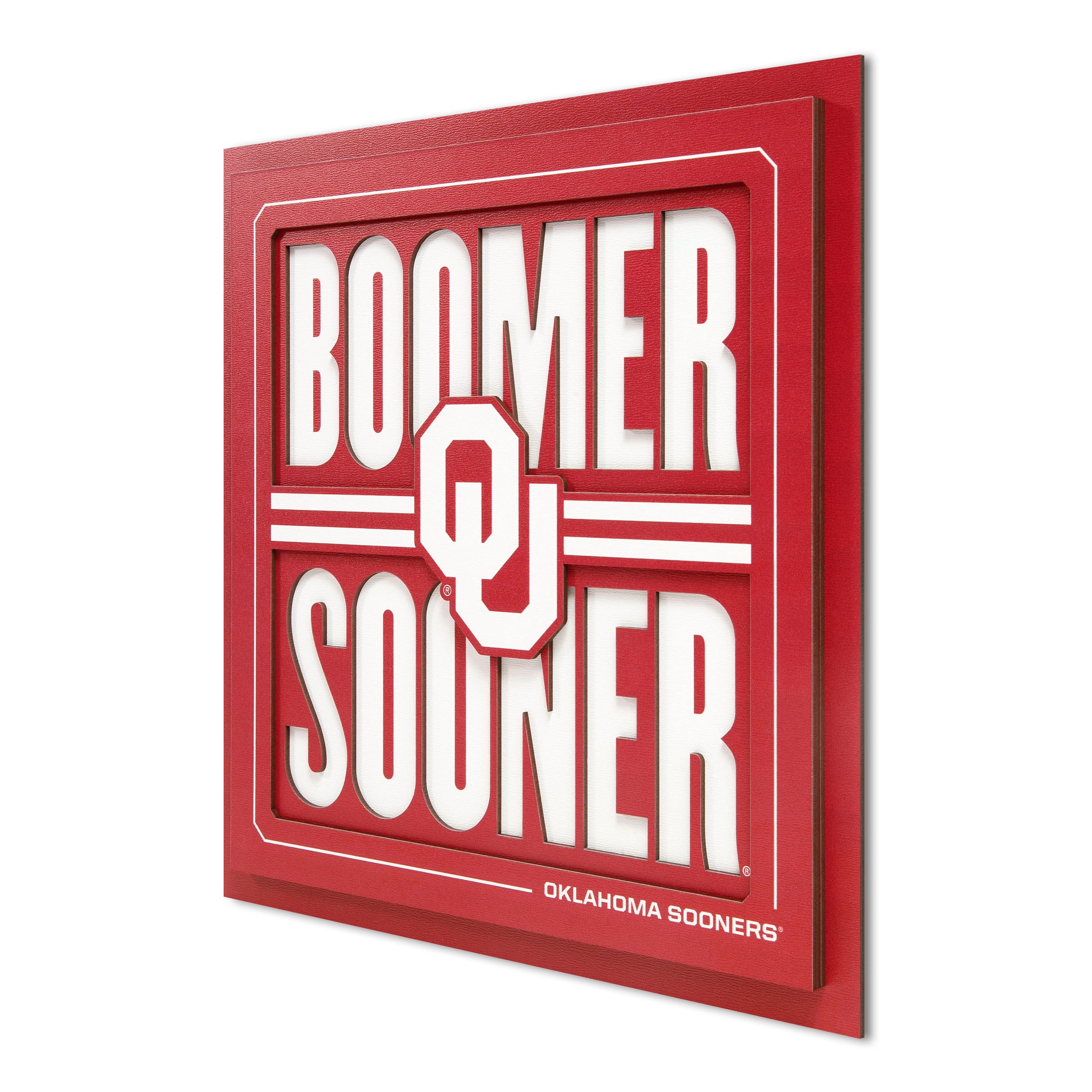 YouTheFan NCAA Oklahoma Sooners Slogan Series 3D Wall Art