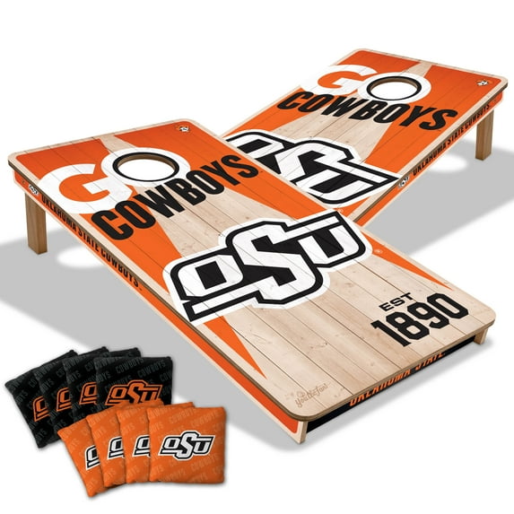 YouTheFan NCAA Oklahoma State Cowboys 2' x 4' Cornhole Game