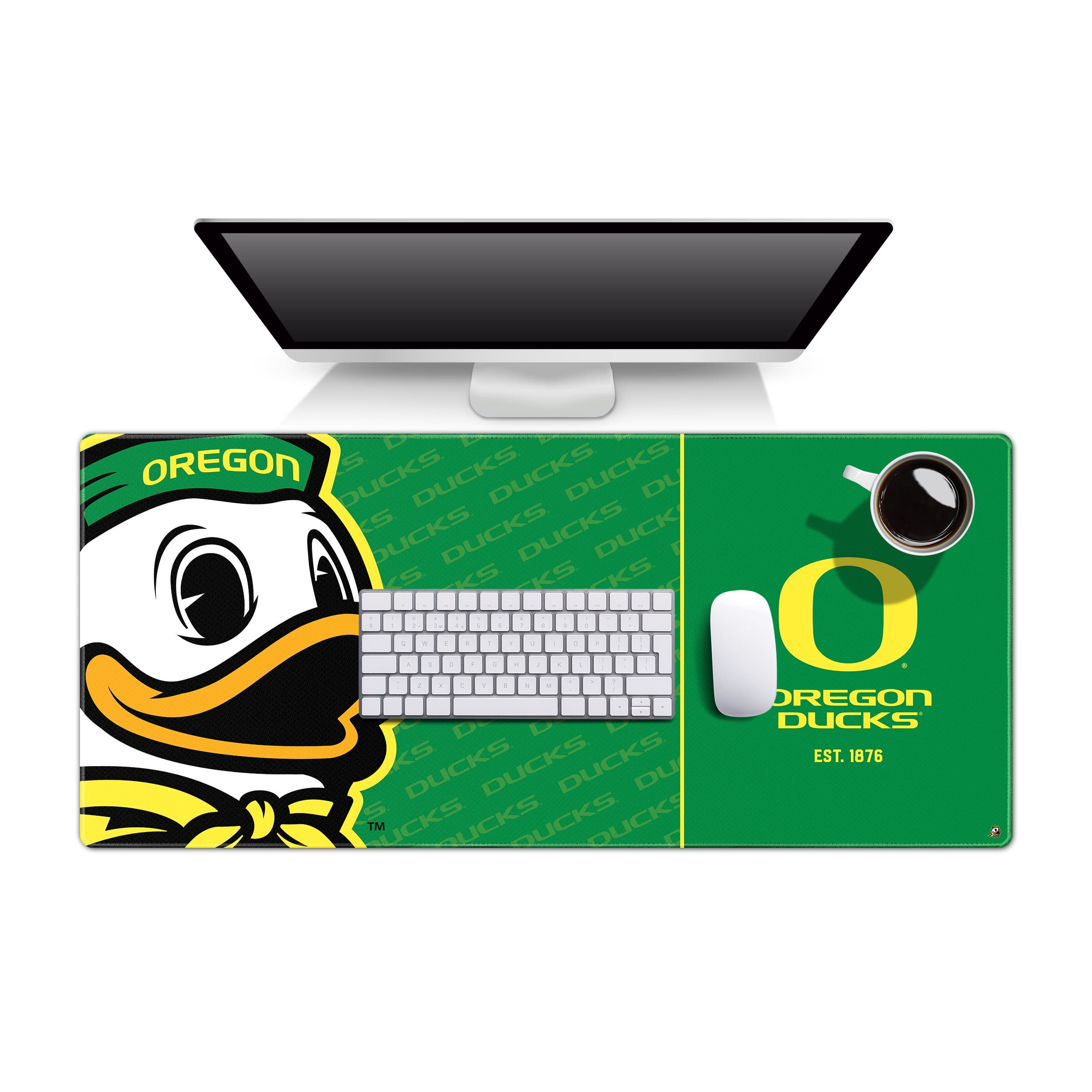 YouTheFan NCAA Oregon Ducks Logo Series Desk Pad