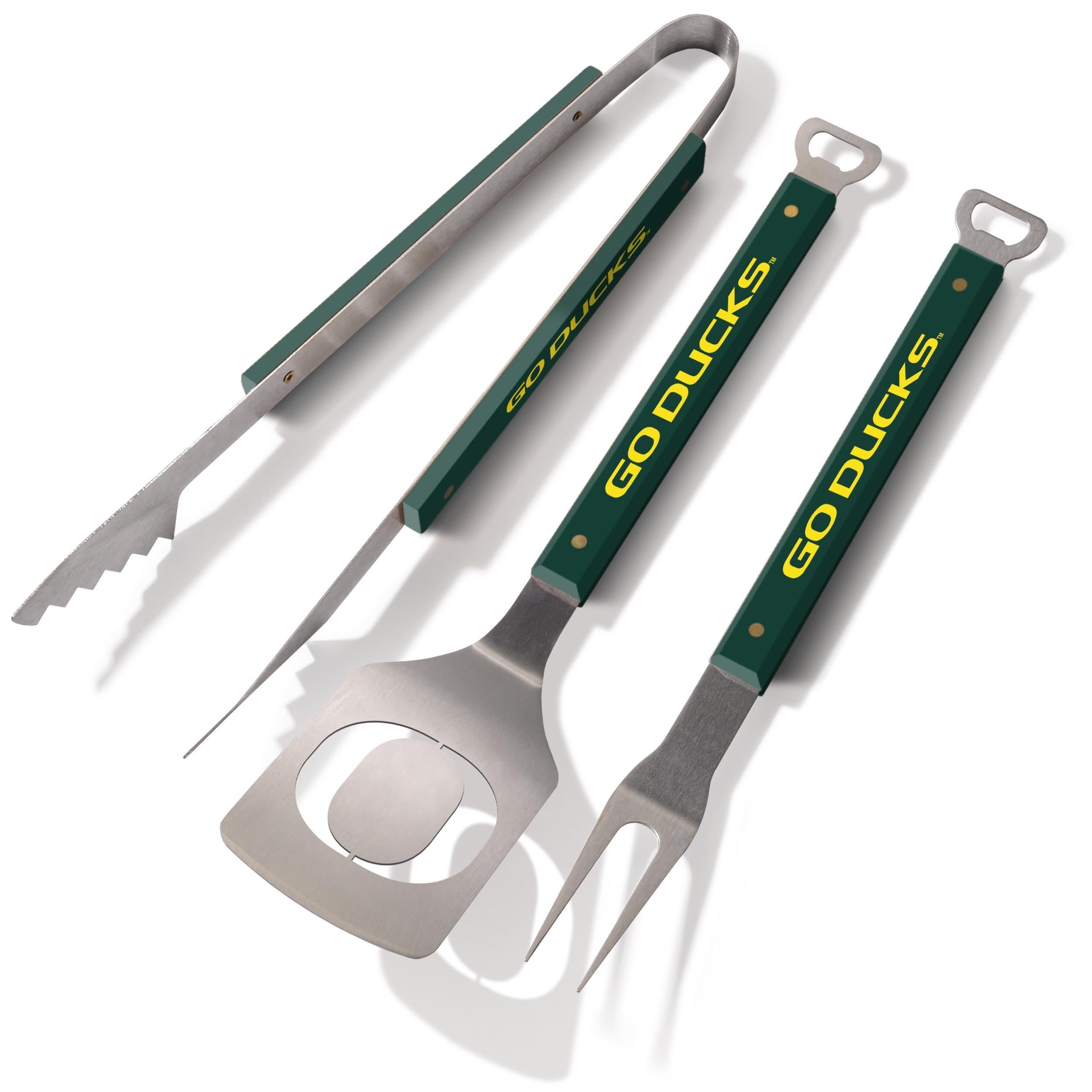 YouTheFan NCAA Oregon Ducks Spirit Series 3pc BBQ Set