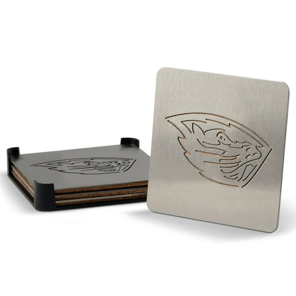 Oregon State Beavers 4-Piece Coaster Set