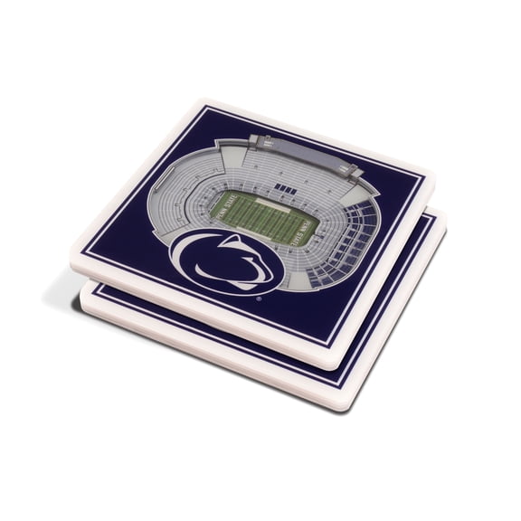 YouTheFan NCAA Penn State Nittany Lions 3D StadiumView Coasters