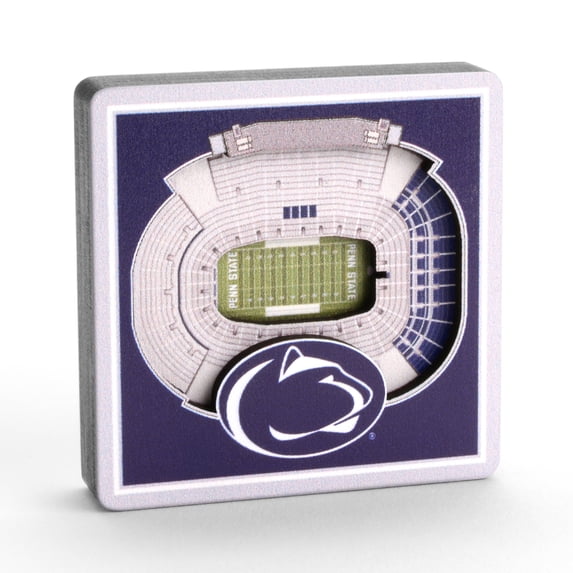 YouTheFan NCAA Penn State Nittany Lions 3D StadiumView Magnet