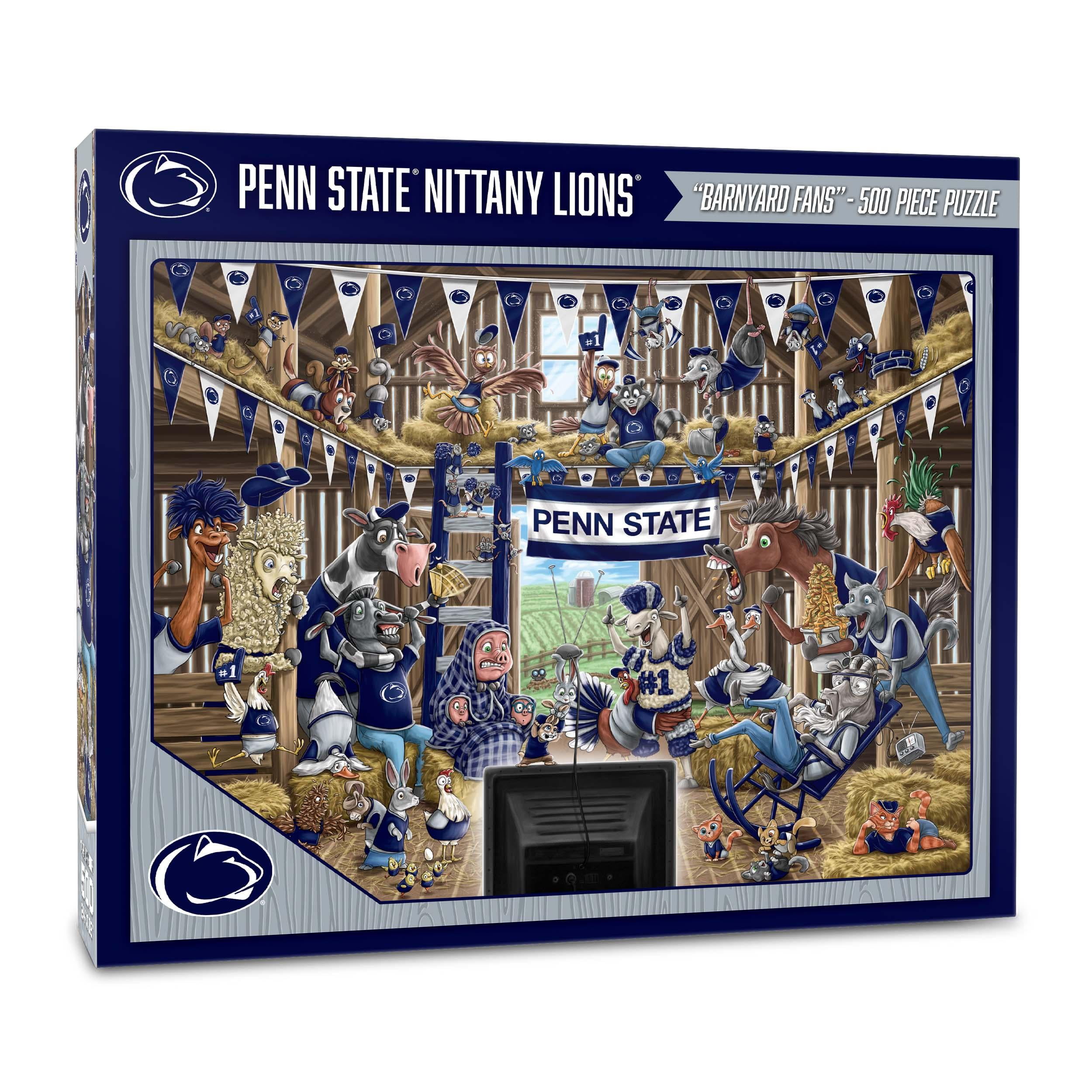 YouTheFan NCAA Penn State Nittany Lions Barnyard Fans Puzzle - 500 Piece