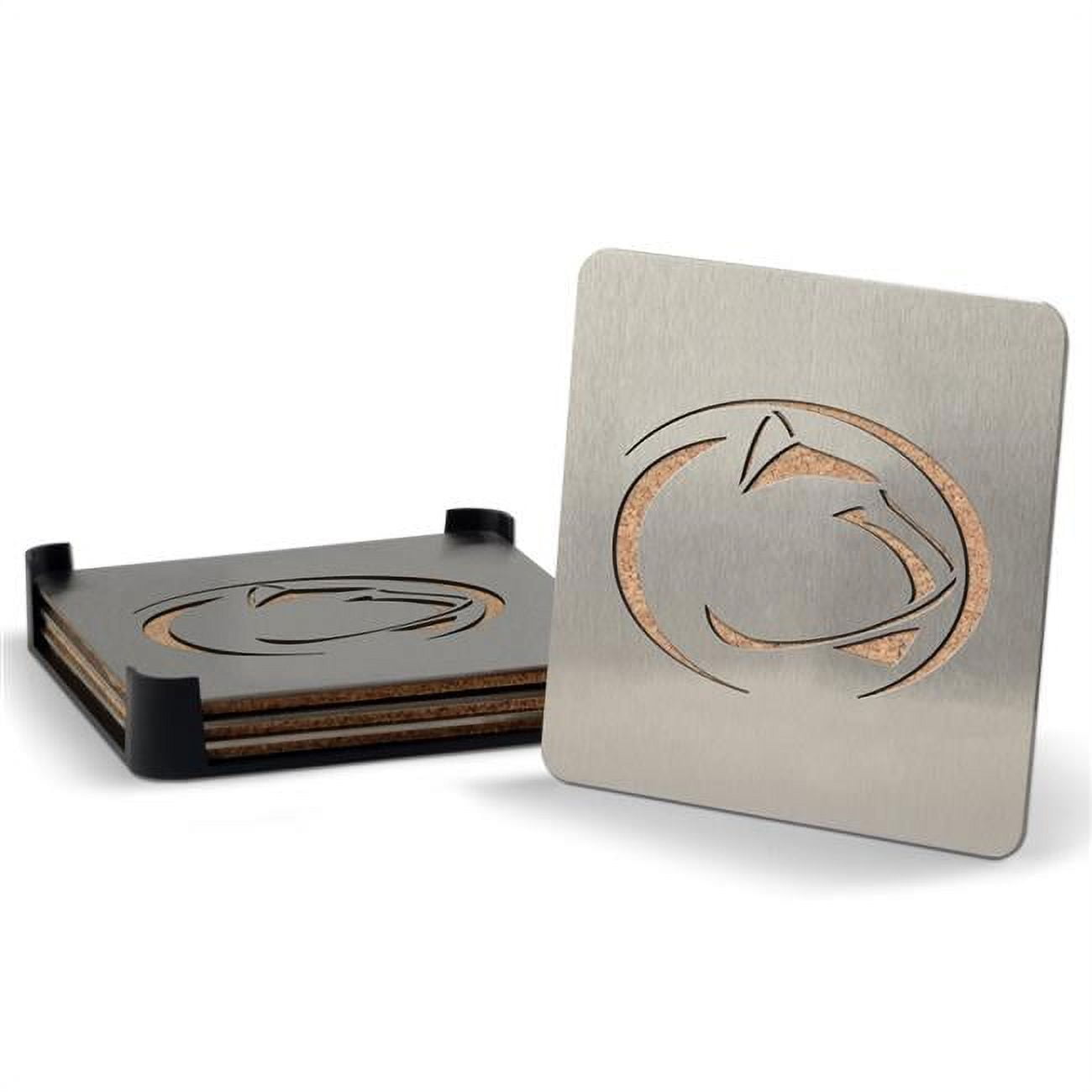 YouTheFan NCAA Penn State Nittany Lions Boasters, 4-Piece Coaster Set