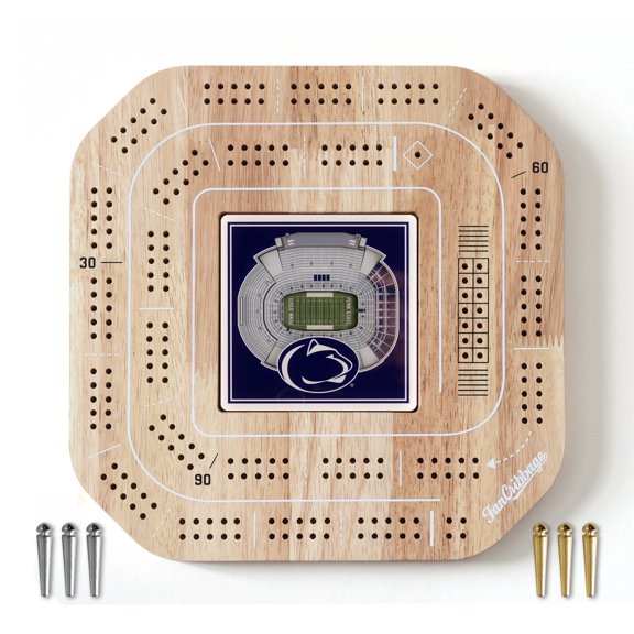 YouTheFan NCAA Penn State Nittany Lions Stadiumview Cribbage