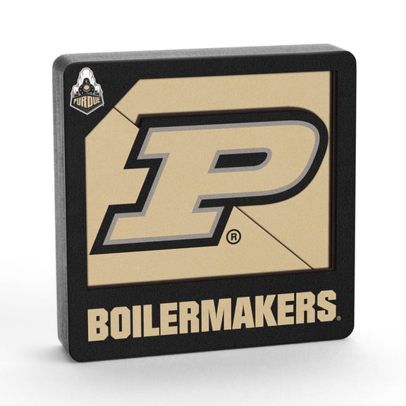 YouTheFan NCAA Purdue Boilermakers 3D Logo Series Magnet