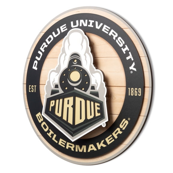 YouTheFan NCAA Purdue Boilermakers 3DX Circle Wall Art