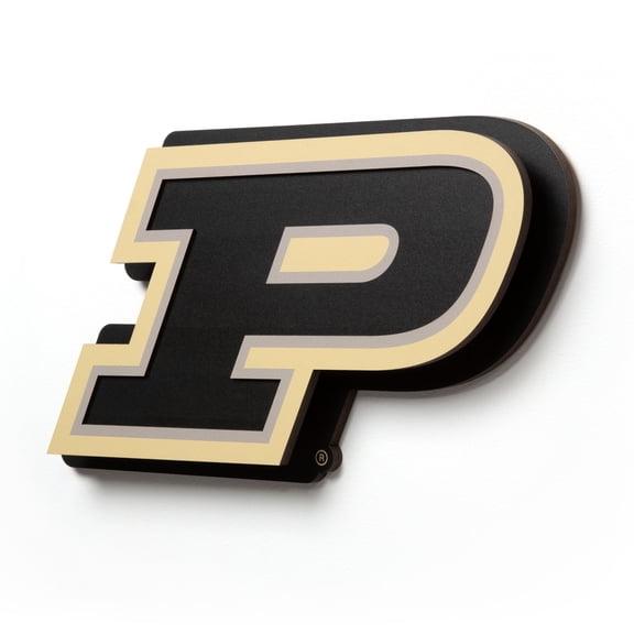 YouTheFan NCAA Purdue Boilermakers 3DX Die Cut Wall Art