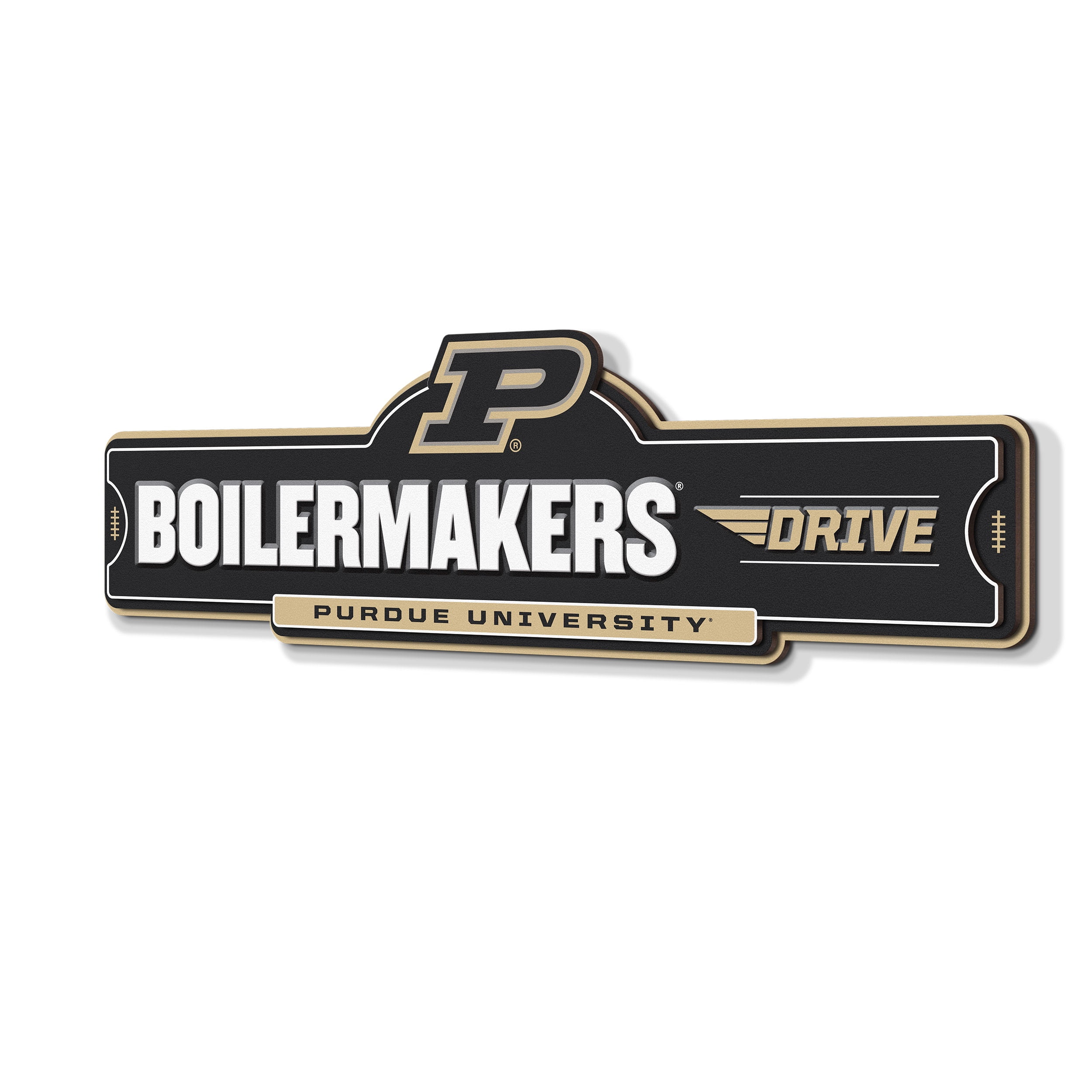 YouTheFan NCAA Purdue Boilermakers Street Sign