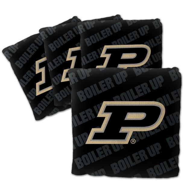 NCAA Purdue Boilermakers Cornhole Bags - 4PK - Black