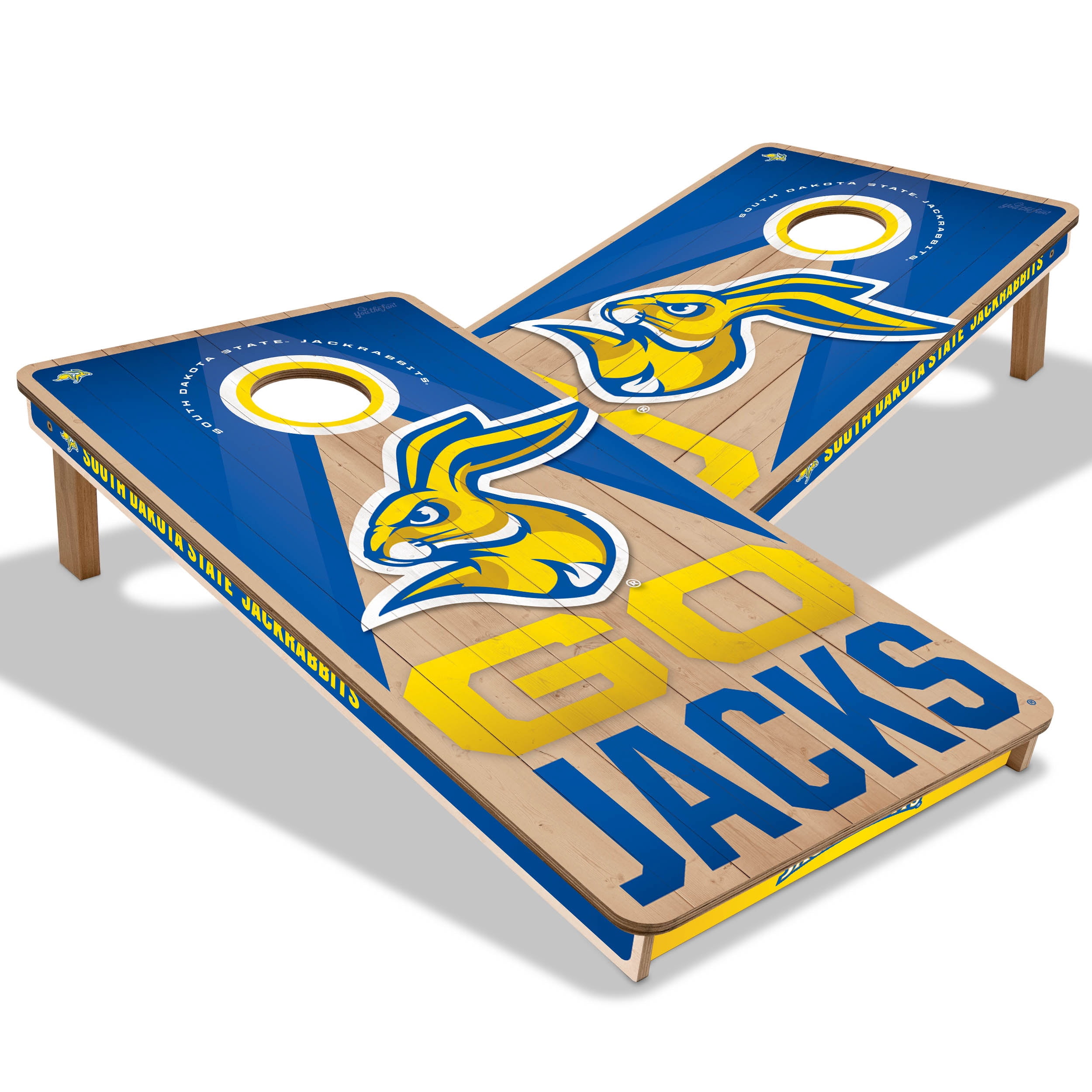 YouTheFan NCAA SD St Jackrabbits 2X4 Slogan Series Cornhole NO BAGS