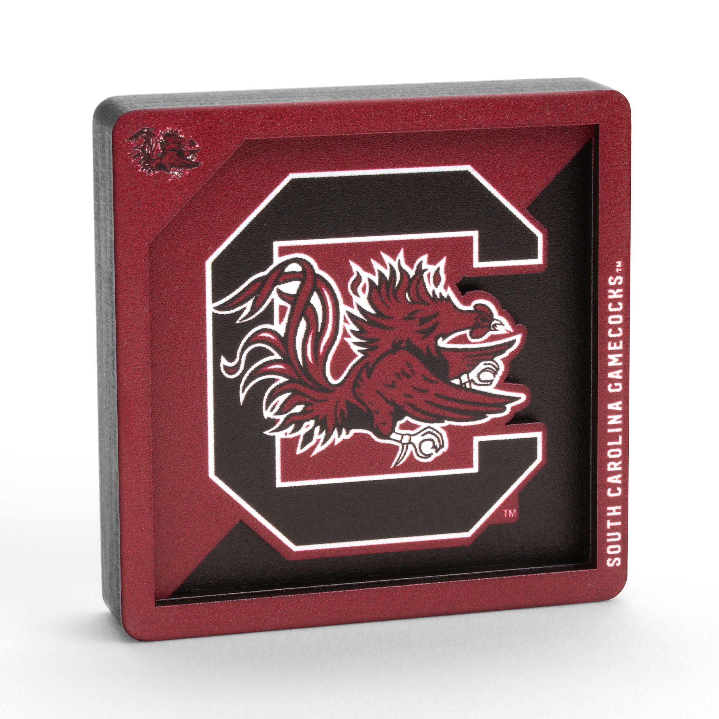 YouTheFan NCAA South Carolina Gamecocks 3D Logo Series Magnet