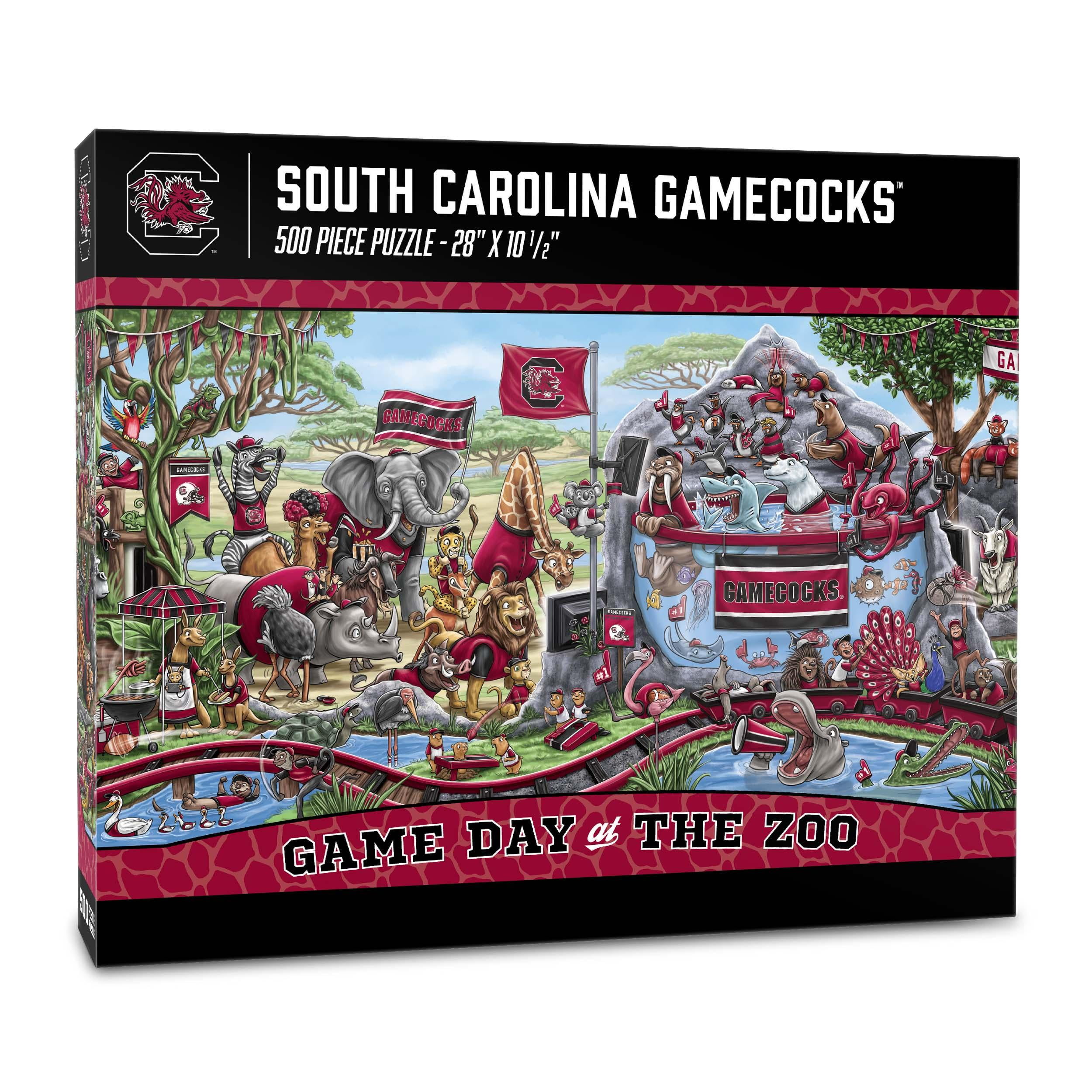 YouTheFan NCAA South Carolina Gamecocks Game Day at the Zoo - 500 pc Puzzle